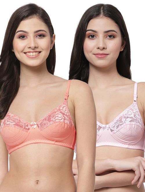 women pack of 2 solid bra combo - 21535324 - Very Small Image - 1