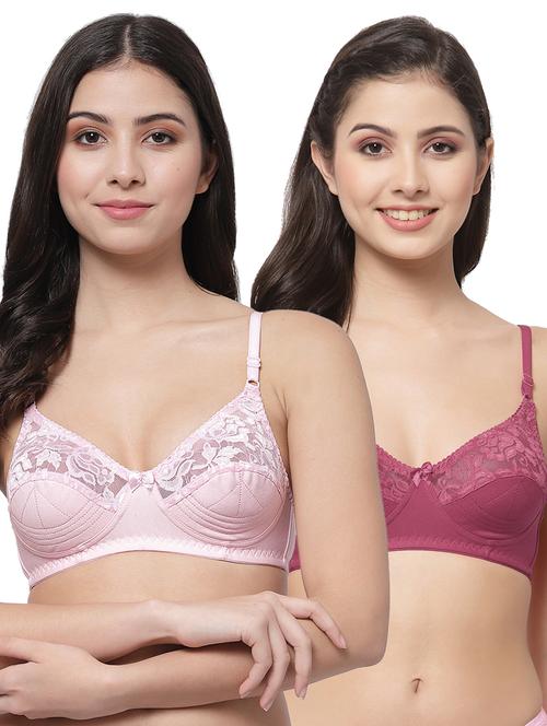 women pack of 2 solid bra combo - 21535331 - Very Small Image - 1