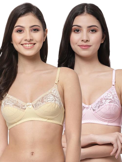 women pack of 2 solid bra combo - 21535357 - Very Small Image - 1