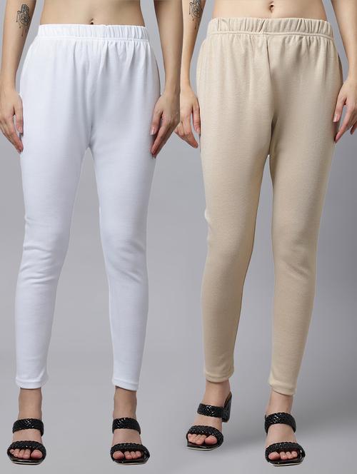 pack of 2 solid ankle length legging - 21535560 - Very Small Image - 1