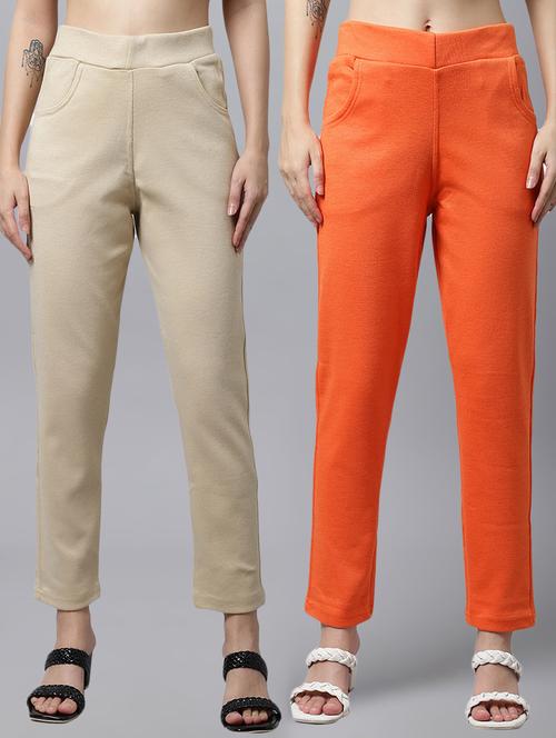 multi colored wool trousers - 21535676 - Very Small Image - 1