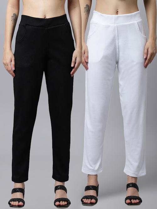 multi colored wool trousers - 21535683 - Very Small Image - 1