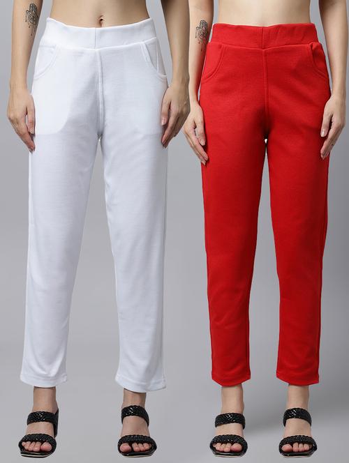 pack of 2 solid tailored pant - 21535697 - Very Small Image - 1