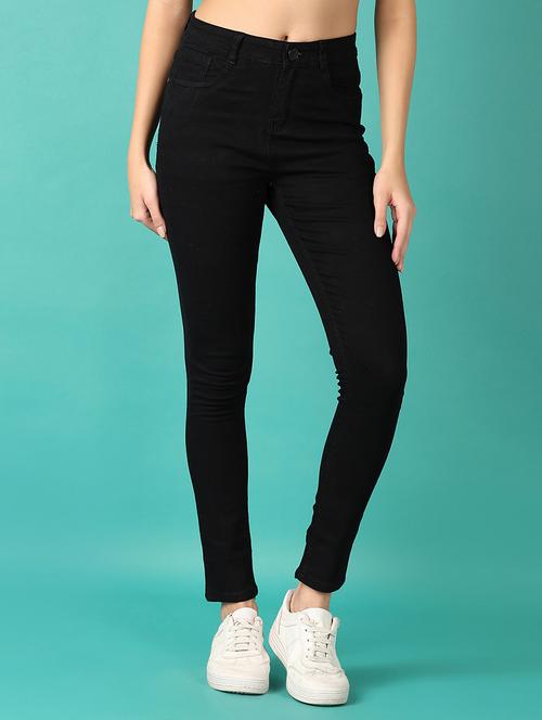 women plain skinny fit denim jeans - 21535824 - Very Small Image - 1