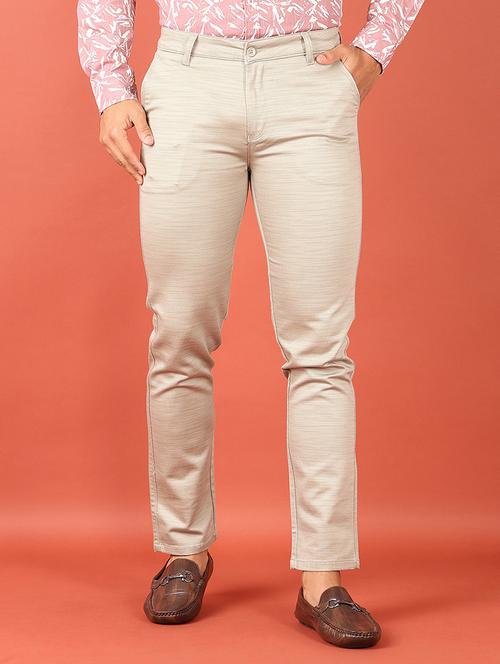 men mid rise solid chinos - 21536440 - Very Small Image - 1