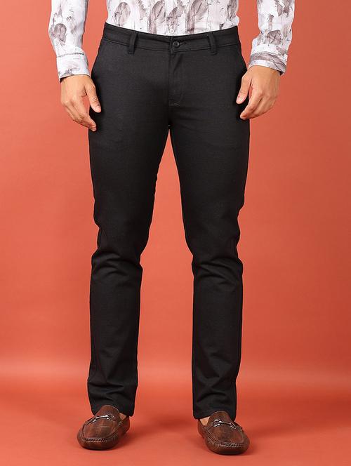 men mid rise solid chinos - 21536445 - Very Small Image - 1