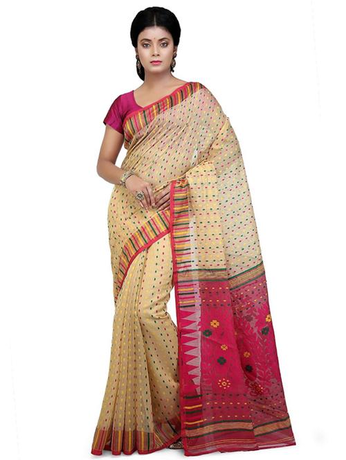 women self design jamdani saree - 21536983 - Very Small Image - 1