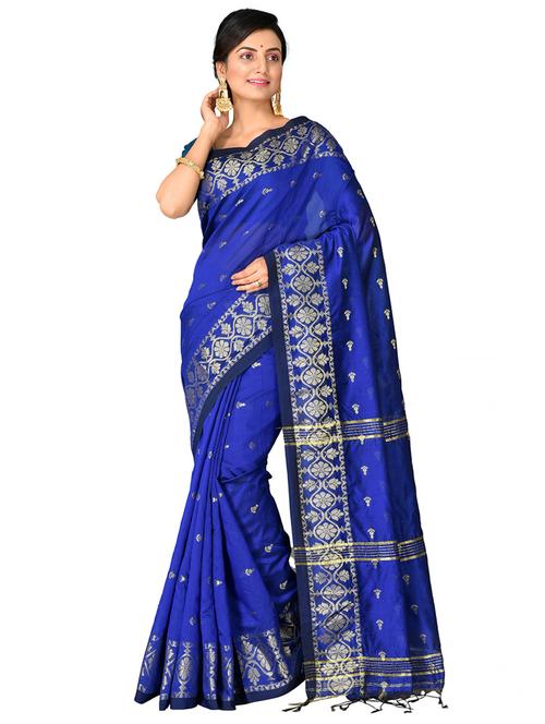 women self design chanderi saree - 21537119 - Very Small Image - 1