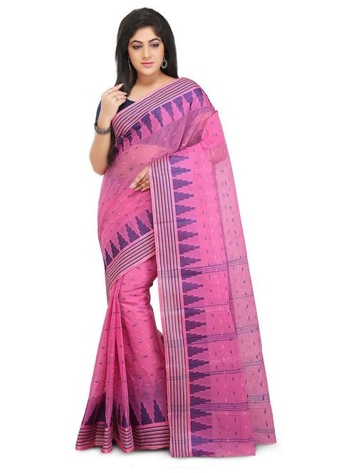 women self design tant saree - 21537258 - Very Small Image - 1