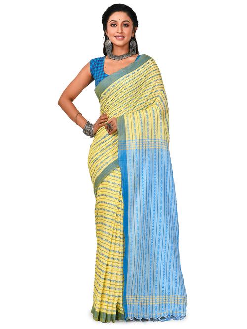 women self design handloom saree - 21537331 - Very Small Image - 1