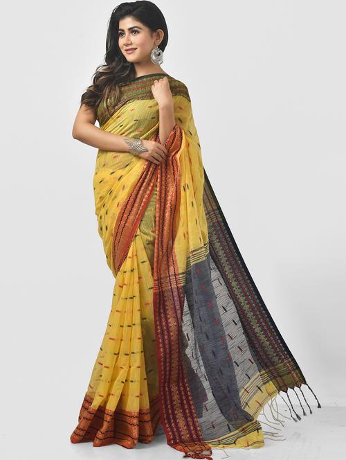 women self design handloom saree - 21537440 - Very Small Image - 1