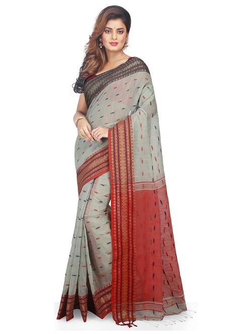 women self design handloom saree - 21537465 - Very Small Image - 1