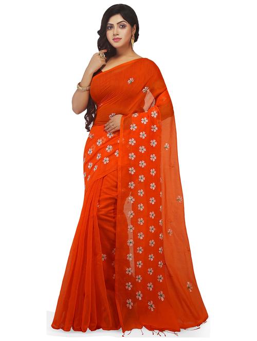women floral embroidered saree - 21537479 - Very Small Image - 1