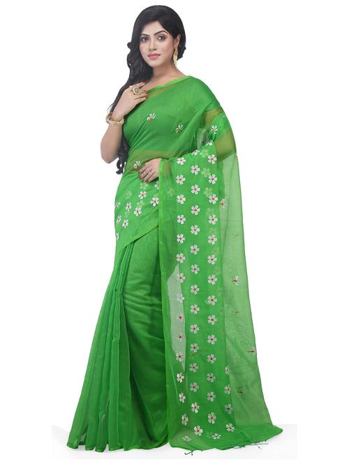 women floral embroidered saree - 21537485 - Very Small Image - 1