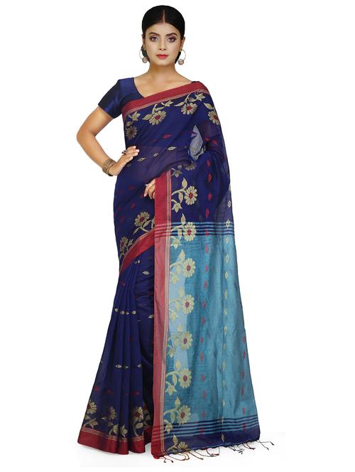 women self design handloom saree - 21537502 - Very Small Image - 1