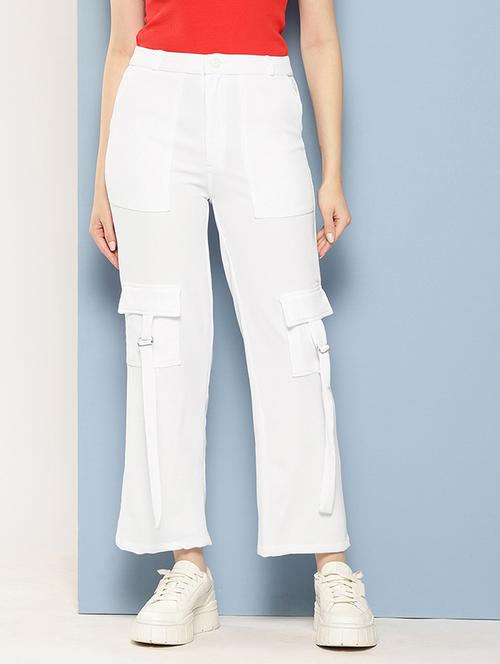 women solids high rise cargo - 21538565 - Very Small Image - 1