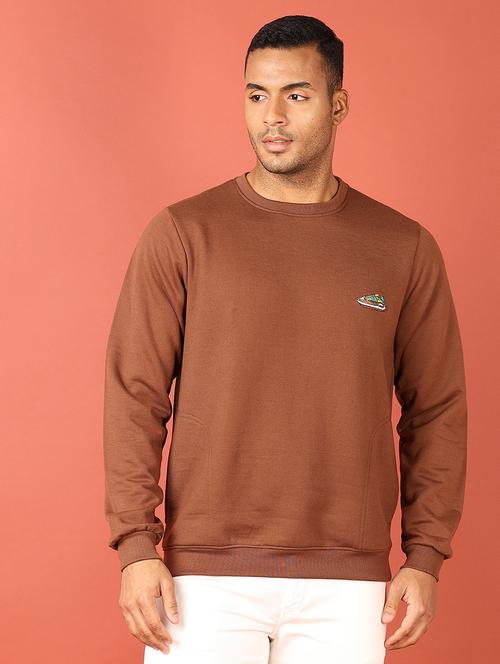 men long sleeves back print sweatshirt - 21538579 - Very Small Image - 1