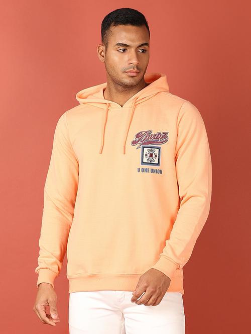 men long sleeves front & back print sweatshirt - 21538580 - Very Small Image - 1