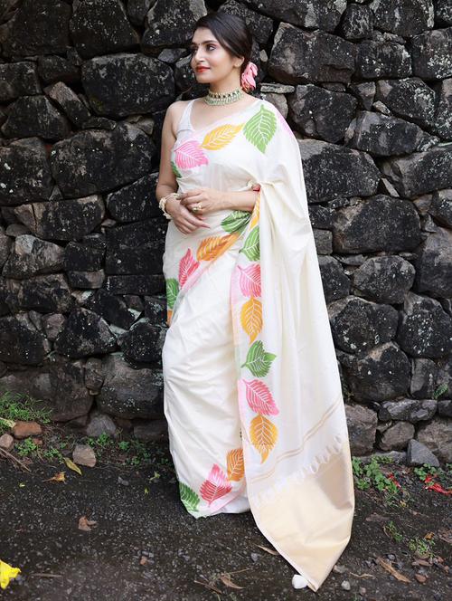 women printed saree - 21538887 - Very Small Image - 1
