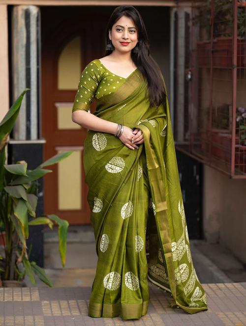 women printed saree  - 21538927 - Very Small Image - 1