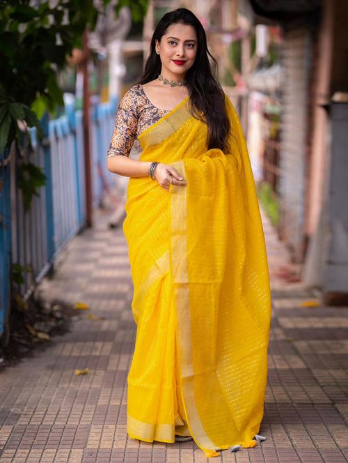 women self design handloom saree - 21538935 - Very Small Image - 1