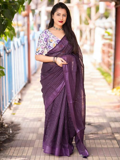 women self design handloom saree - 21538938 - Very Small Image - 1