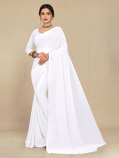 women solid plain saree - 21538939 - Very Small Image - 1