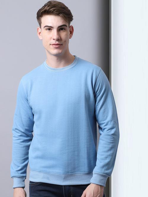men long sleeves plain sweatshirt - 21539754 - Very Small Image - 1