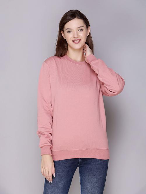 women solid long sleeve sweatshirt - 21539921 - Very Small Image - 1