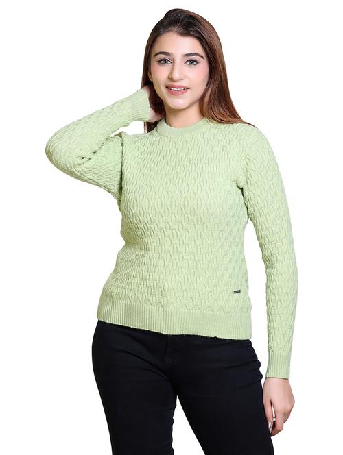women self designed long sleeve pullover - 21543009 - Very Small Image - 1