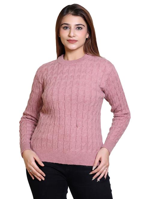 women self designed long sleeve pullover - 21543016 - Very Small Image - 1