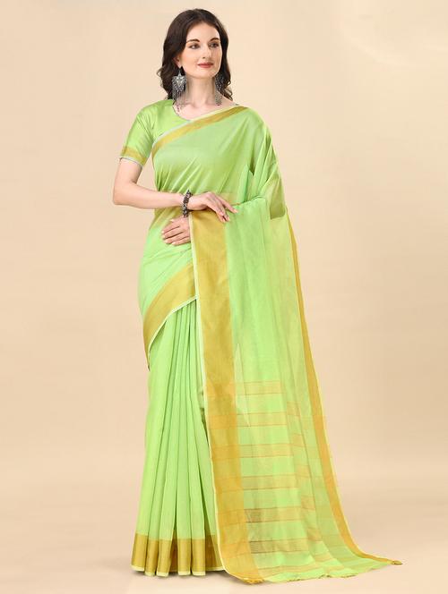 women solid bordered saree - 21544089 - Very Small Image - 1
