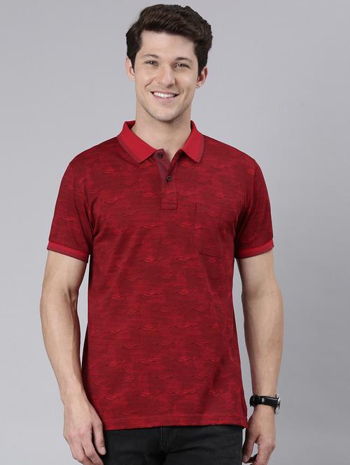 men all over print short sleeve polo t-shirt - 21544724 - Very Small Image - 1