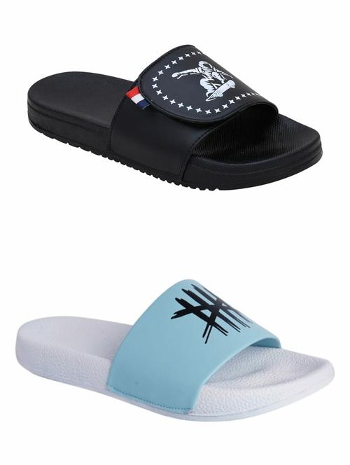 men pack of 2 printed sliders - 21544789 - Very Small Image - 1