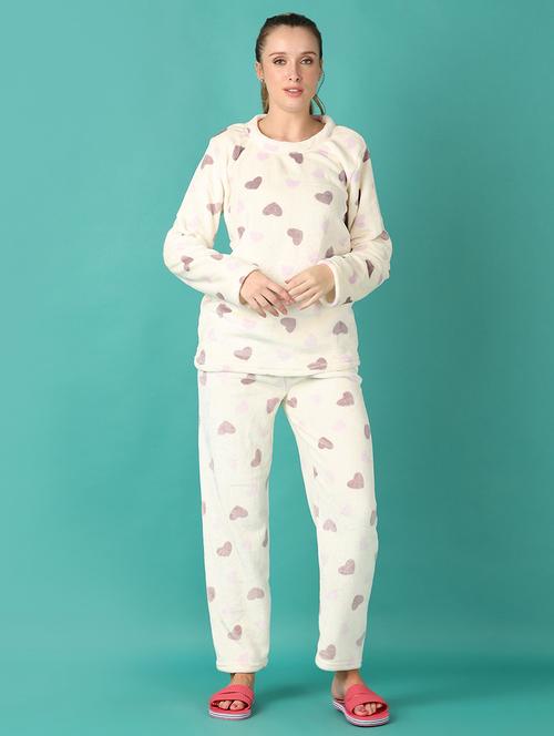 women printed pyjama nightwear set - 21547513 - Very Small Image - 1