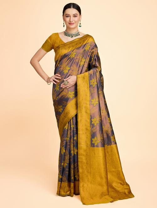 women self design banarasi saree - 21549328 - Very Small Image - 1