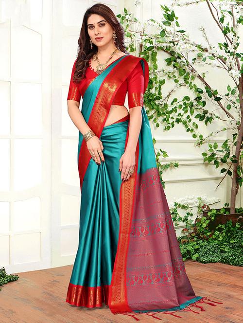women self-designed kanjivaram saree - 21549595 - Very Small Image - 1
