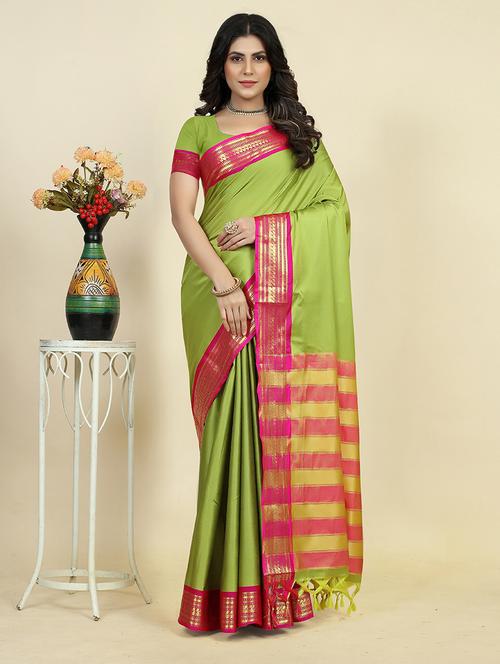 women self-designed gadwal saree - 21549627 - Very Small Image - 1