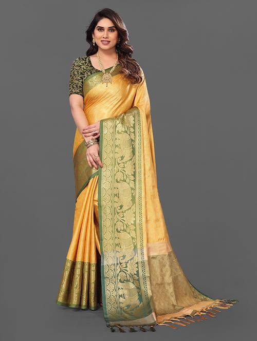 women self-designed kanjivaram saree - 21549652 - Very Small Image - 1
