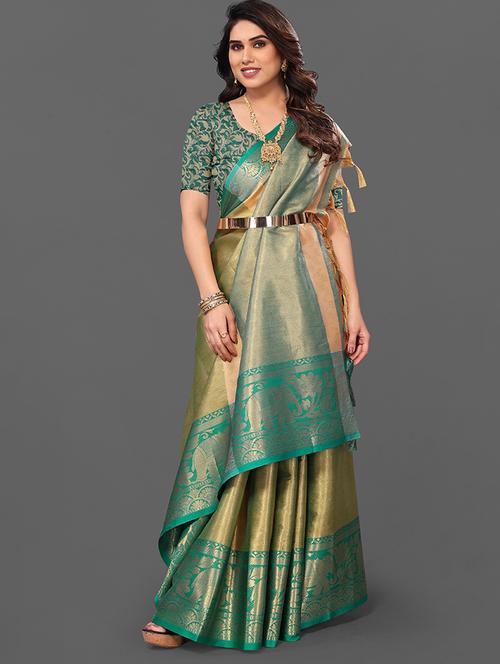 women self-designed kanjivaram saree - 21549653 - Very Small Image - 1