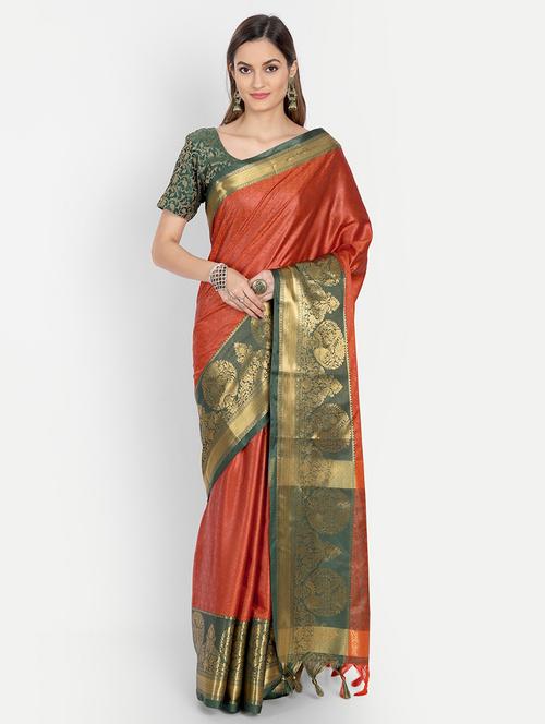 women self-designed bordered saree - 21549696 - Very Small Image - 1