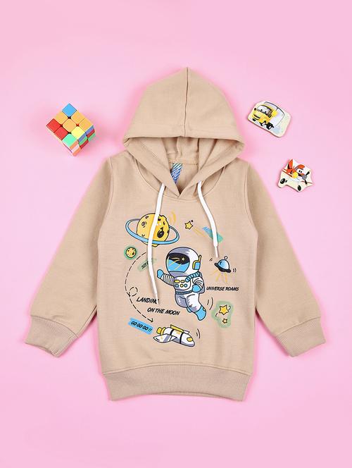 boys front print hooded sweatshirt - 21550561 - Very Small Image - 1