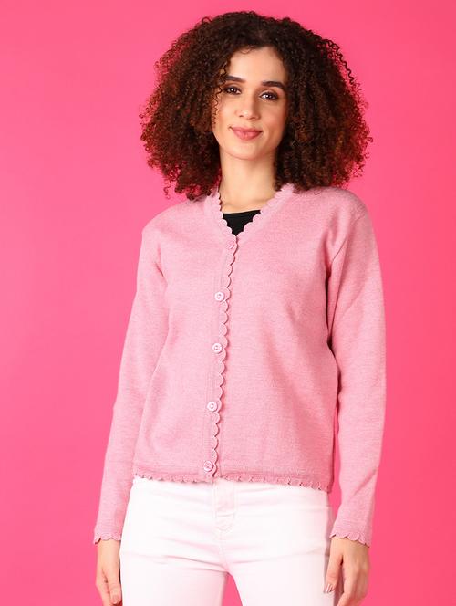 women solid long sleeve cardigan - 21550608 - Very Small Image - 1