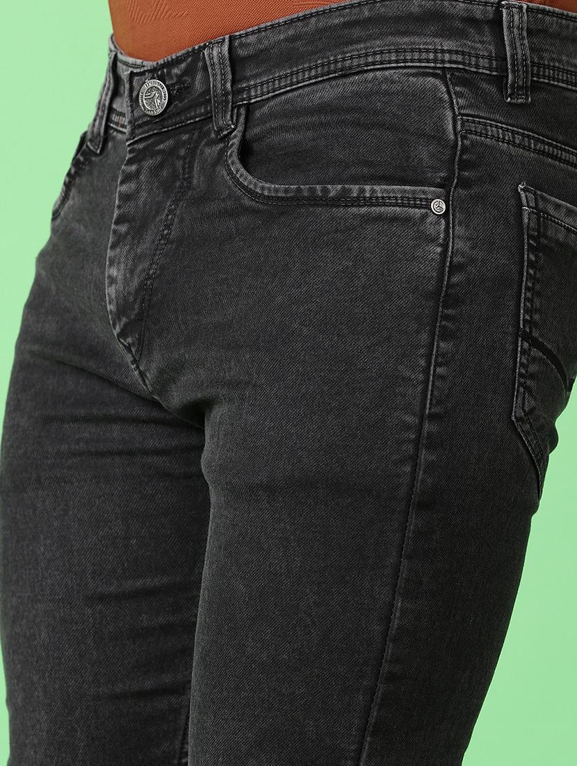 men mid rise plain jeans - 21551499 - Standard Image - 5