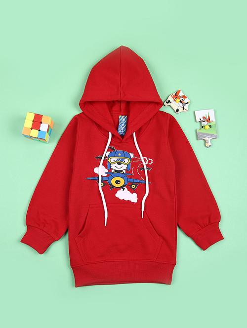 boys front print hooded sweatshirt - 21551529 - Very Small Image - 1