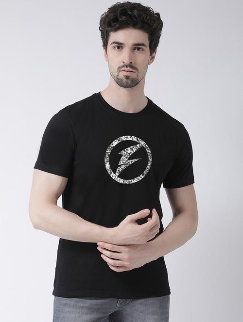 men front print short sleeve t-shirt - 21551923 - Very Small Image - 1