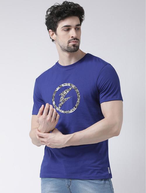 men front print short sleeve t-shirt - 21551925 - Very Small Image - 1