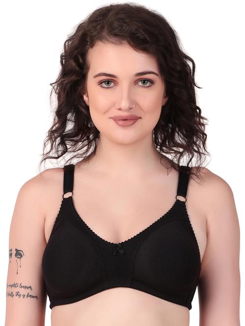 women black solid regular bra - 21553216 - Very Small Image - 1