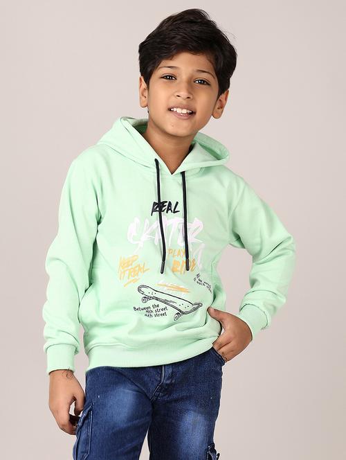 boys front print long sleeve sweatshirts - 21553324 - Very Small Image - 1