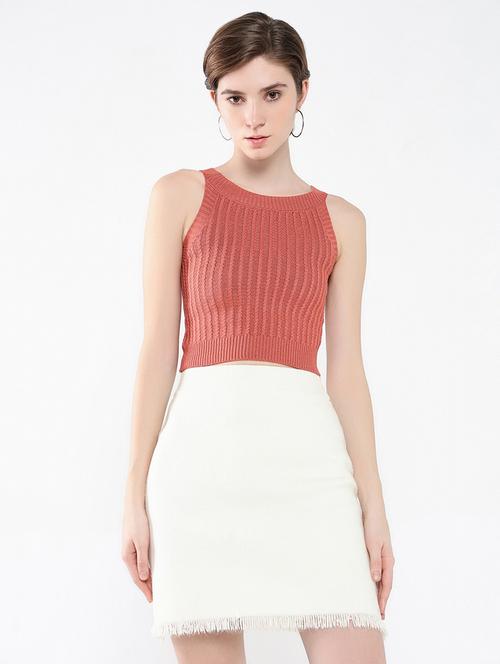 women coral solid tank top  - 21554057 - Very Small Image - 1